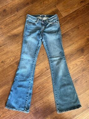 Mavi Marie 596 Flare Jeans Women 26x32 Low Rise Slim Stretch Bootcut Blue Denim